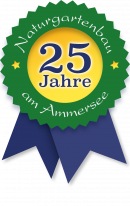 Banner 25 Jahre Naturgartenbau am Ammersee